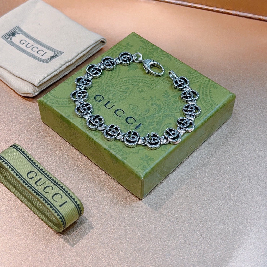 Double Gucci Interlocking Gucci Bracelet